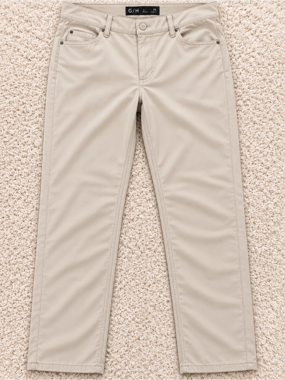 all in motion Slim Stretch Chinos in Light Tan